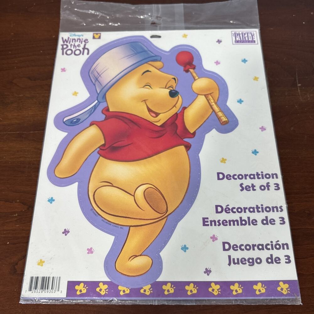Disney Winnie The Pooh Tigger Piglet Hallmark Party Express Decoration Cut Outs